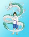 Haku from Spirited Away - anime photo