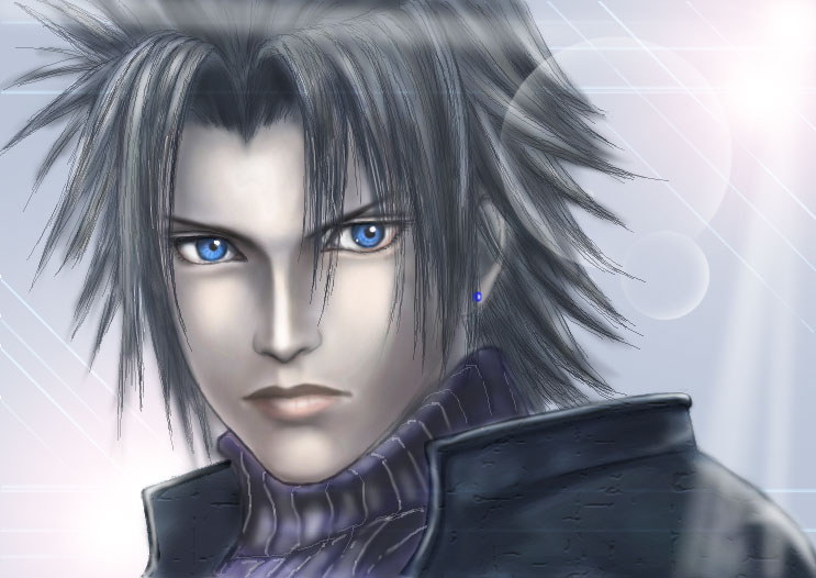 Crisis Core: Final Fantasy VII Fan Art: Zack Fair.