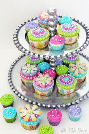  Colorful Cupcakes