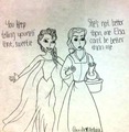 Belle and Elsa - disney-princess photo