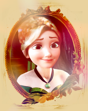  Rapunzel in Anna's coronation áo choàng
