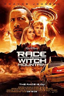 Movie Poster For 2009 ディズニー Film, "Race To Witch Mountain"