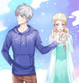 Jack and Elsa - elsa-the-snow-queen photo