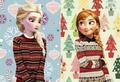 Elsa and Anna on a Sweater  - elsa-the-snow-queen photo