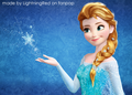 Anna as Snow Queen - frozen fan art