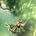 Anna in The Swing - frozen icon