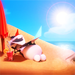 Olaf In Summer - frozen icon