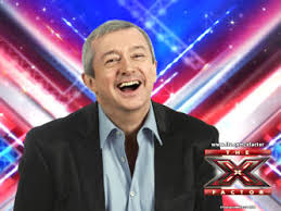 Louis Walsh laughing on X Factor
