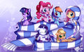 The Mane 6 in Scarves - my-little-pony-friendship-is-magic photo