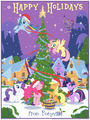 Happy Holidays from Ponyville - my-little-pony-friendship-is-magic photo