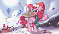Pinkie Pie with a Tray of Cupcakes - my-little-pony-friendship-is-magic photo