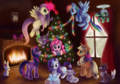 Decorating the Christmas Tree - my-little-pony-friendship-is-magic photo