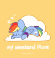 my weekend plans - my-little-pony-friendship-is-magic photo