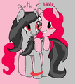 my two ponies death and buble gum - my-little-pony-friendship-is-magic fan art