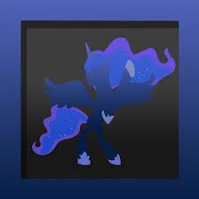 Princess Luna with Hooves up Icon