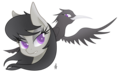 Octavia and a Crow - my-little-pony-friendship-is-magic photo