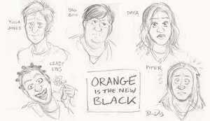  橙子, 橙色 is the new black cast