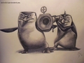 Shoot that tall penguin!!! - penguins-of-madagascar fan art