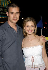  Sarah and Freddie at the Summer Catch Premiere on August 22nd 2001