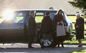  The Royal Family Attends Krismas hari Service