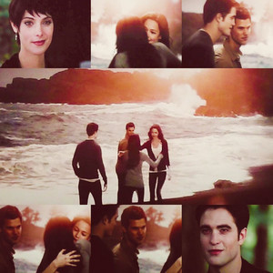 The Cullens and Jacob