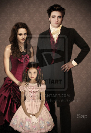  Edward and Bella and Renesmee