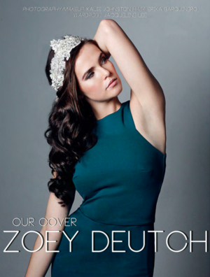  Zoey Deutch photoshoot with Afterglow magazine