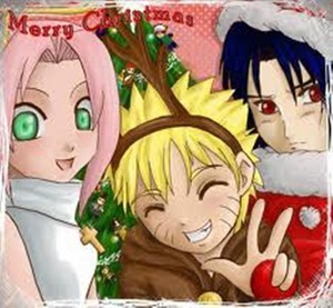 Team 7_ christmas greetings from Konoha
