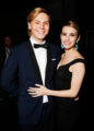 Emma Roberts and Evan Peters @ Golden Globes 2014 - american-horror-story photo