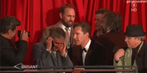  Benedict taking pics with Martin on the phone