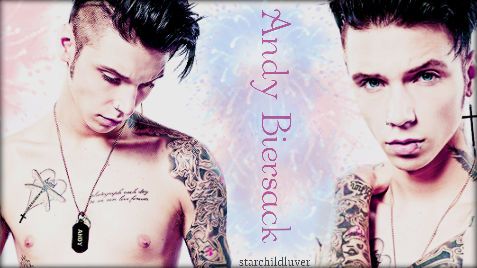 Wallpaper of Andy Biersack for fans of Black Veil Brides. 
