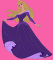 Aurora in Purple - disney-princess fan art