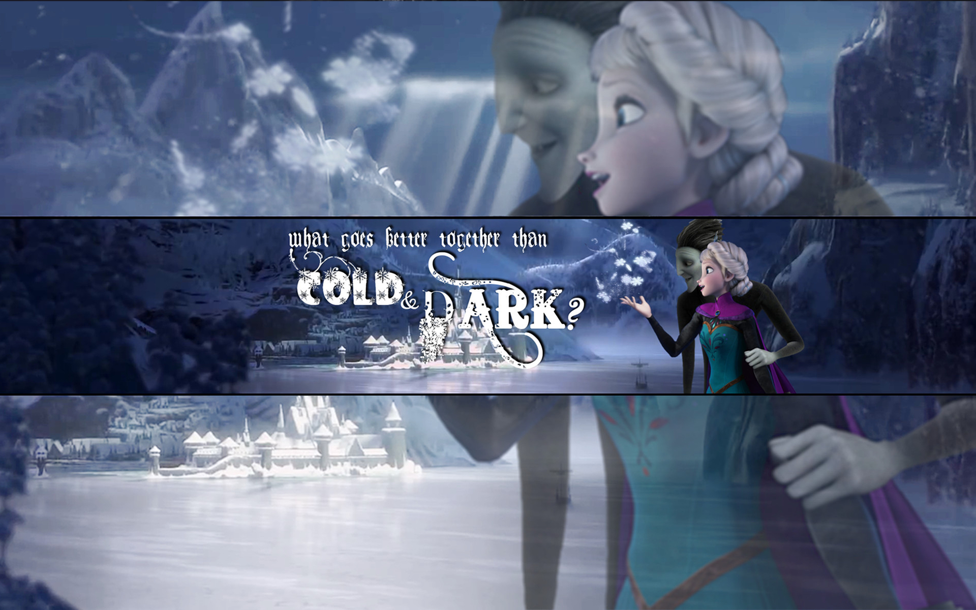 What goes better together than cold and dark? - Elsa and Pitch Wallpaper  (36460358) - Fanpop