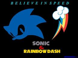 Sonic X Rainbow Dash Garthlover Fan Art 36412112 Fanpop