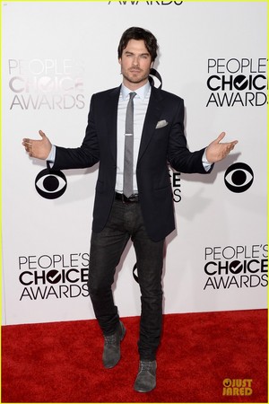 Ian Somerhalder - People's Choice Awards 2014 Red Carpet