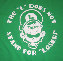  That's right Luigi, the L（デスノート） doesn't stand for loser.