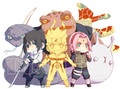 Sasuke, Naruto and Sakura - naruto fan art