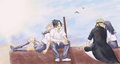 Sasuke and Sakura, Naruto and Hinata - naruto fan art
