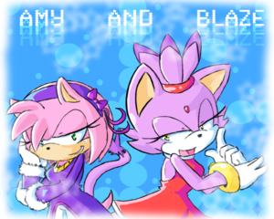  Amy and Blaze