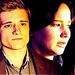 Peeta Mellark and Katniss Everdeen  - the-hunger-games icon