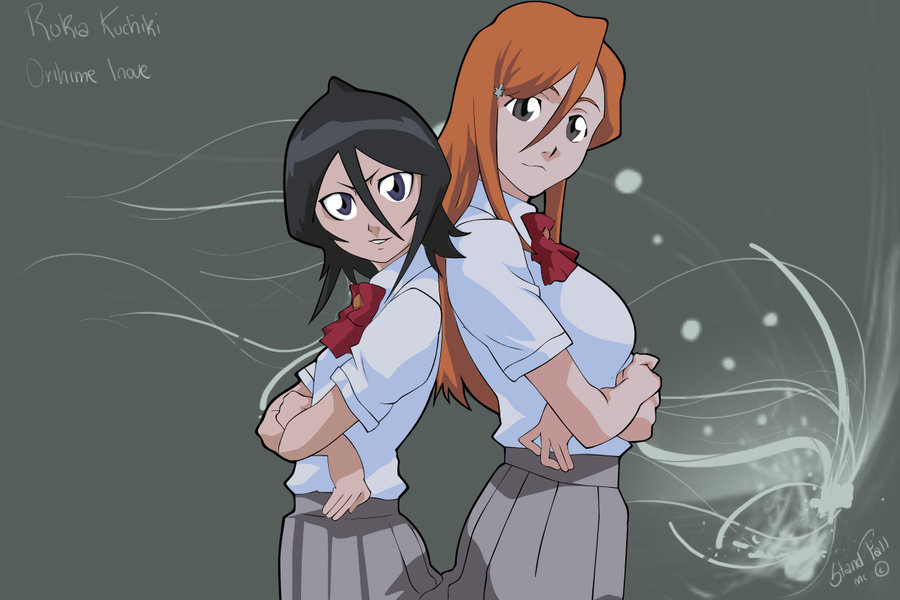 Photo of *Rukia/Orihime* for fans of The Kuchiki Family. dedicated to all k...