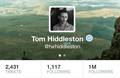 One Million Followers  - tom-hiddleston photo