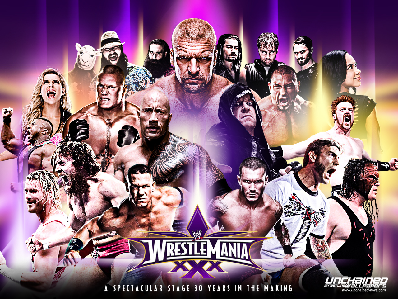 Wwe Wrestlemania 30 Years In The Making Wwe 壁紙 36463809 ファンポップ