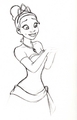 Walt Disney Sketches - Princess Tiana - walt-disney-characters photo