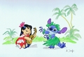 Walt Disney Sketches - Lilo Pelekai & Stitch - walt-disney-characters photo