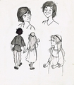 Walt Disney Sketches - Taran & Princess Eilonwy - walt-disney-characters photo