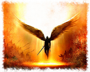  ángel from sky