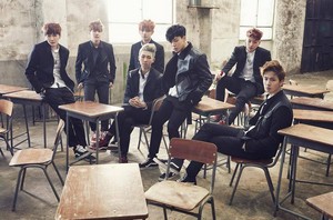  BTS (Bangtan Boys) concept mga litrato 'Skool Luv Affair'
