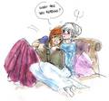 Anna and Elsa - disney-princess fan art