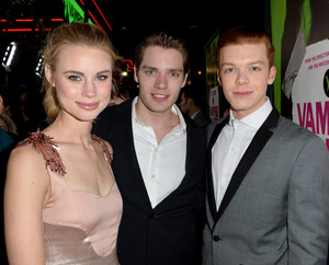  Dom, Lucy and Cam at Vampire Academy premiere